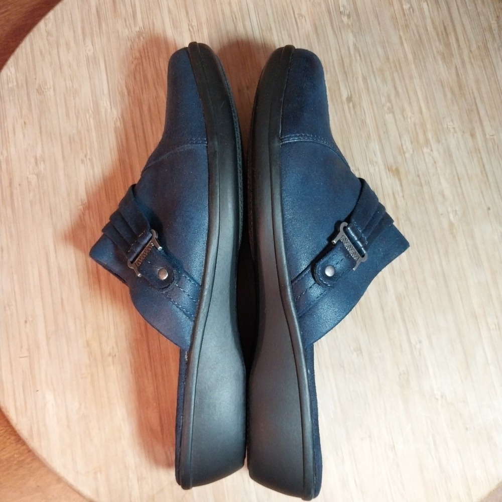 Wear Ever Womens Doriz Navy Blue Comfort Mules Size 8.5M Doleman Slip-On Shoes - Picture 7 of 9